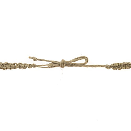 Puka Shells Beads on Hemp Anklet Bracelet