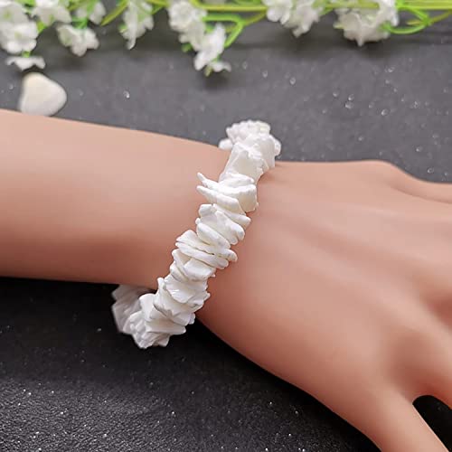Bohemian Puka Shell Necklace Bracelet & Earrings Set