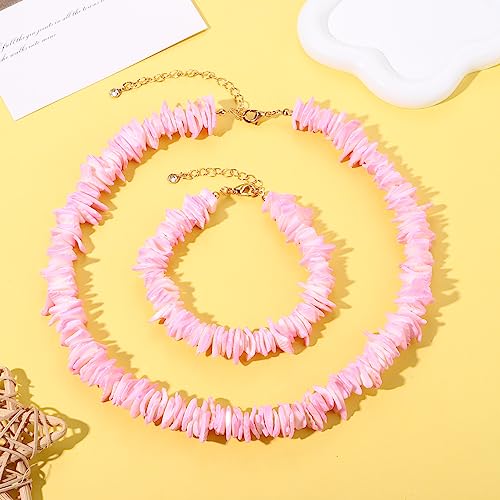 Puka Shell Necklace & Bracelet  Hawaiian Seashell Accessories