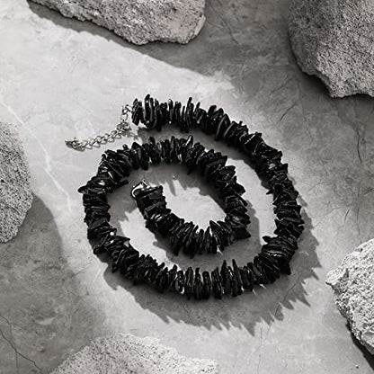 Black Puka Shell Necklace